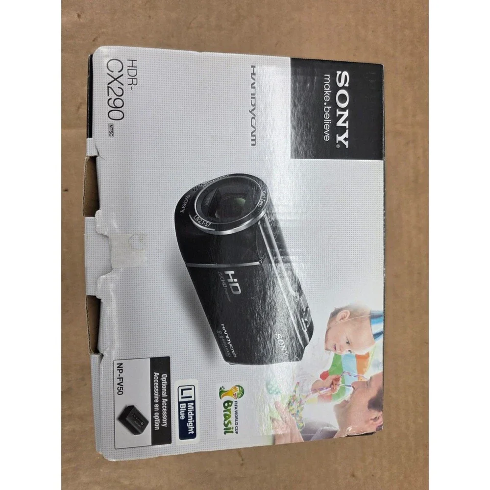 Sony Handycam HDR-CX290 Blue Handheld Full HD Video Camcorder - Bundle Tested
